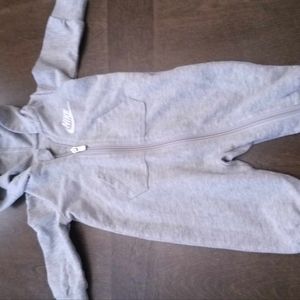 Nike zippered one piece outfit.  in excellent condition. Worn one time
